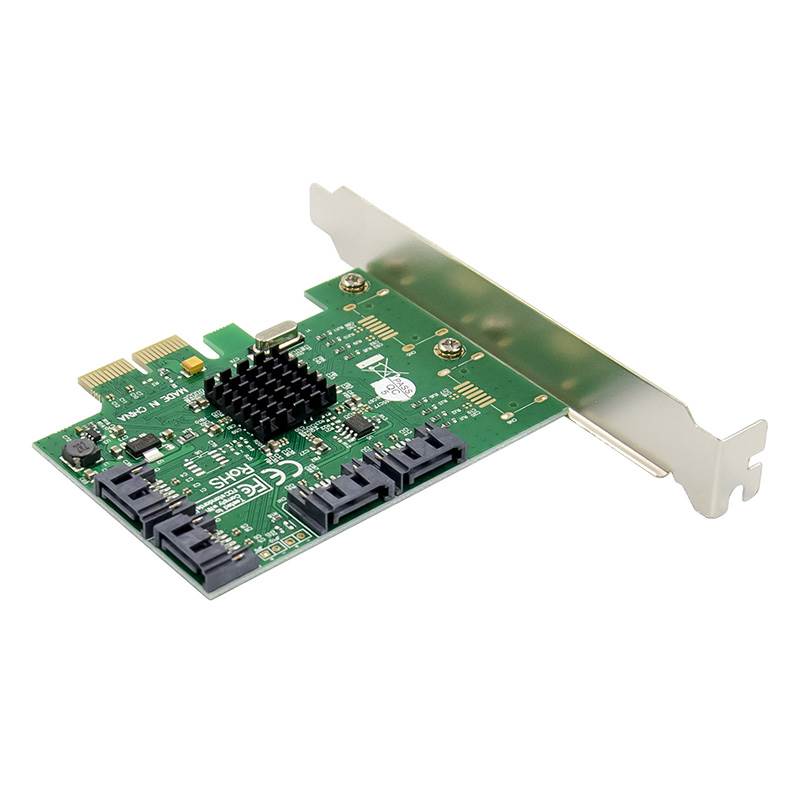 pcie转sata3.0电脑硬盘扩展卡SSD磁盘阵列卡混合raid01备份加速6G