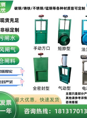 手动闸板阀电插气不锈钢