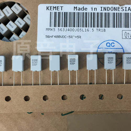 KEMET EVOX MMK薄膜电容56nJ 56nF 0.056UF400V p=5mm无极电容563