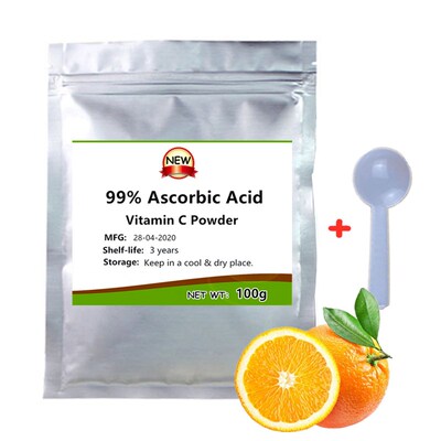 New 99% Ascorbic Acid Vitamin C Powder,Organic Super Orange