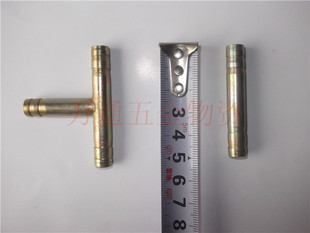 气管气路接头8mm氧气管乙炔丙烷管二通三通镀锌铁接头直通连接