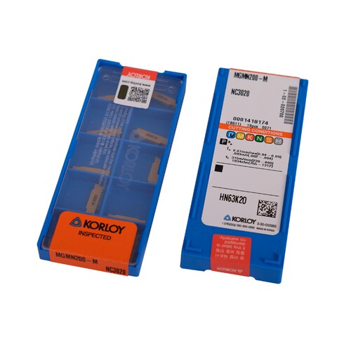 “KORLOY” 克洛伊槽刀片切断刀片MGMN150/200-G300/400-M NC3020
