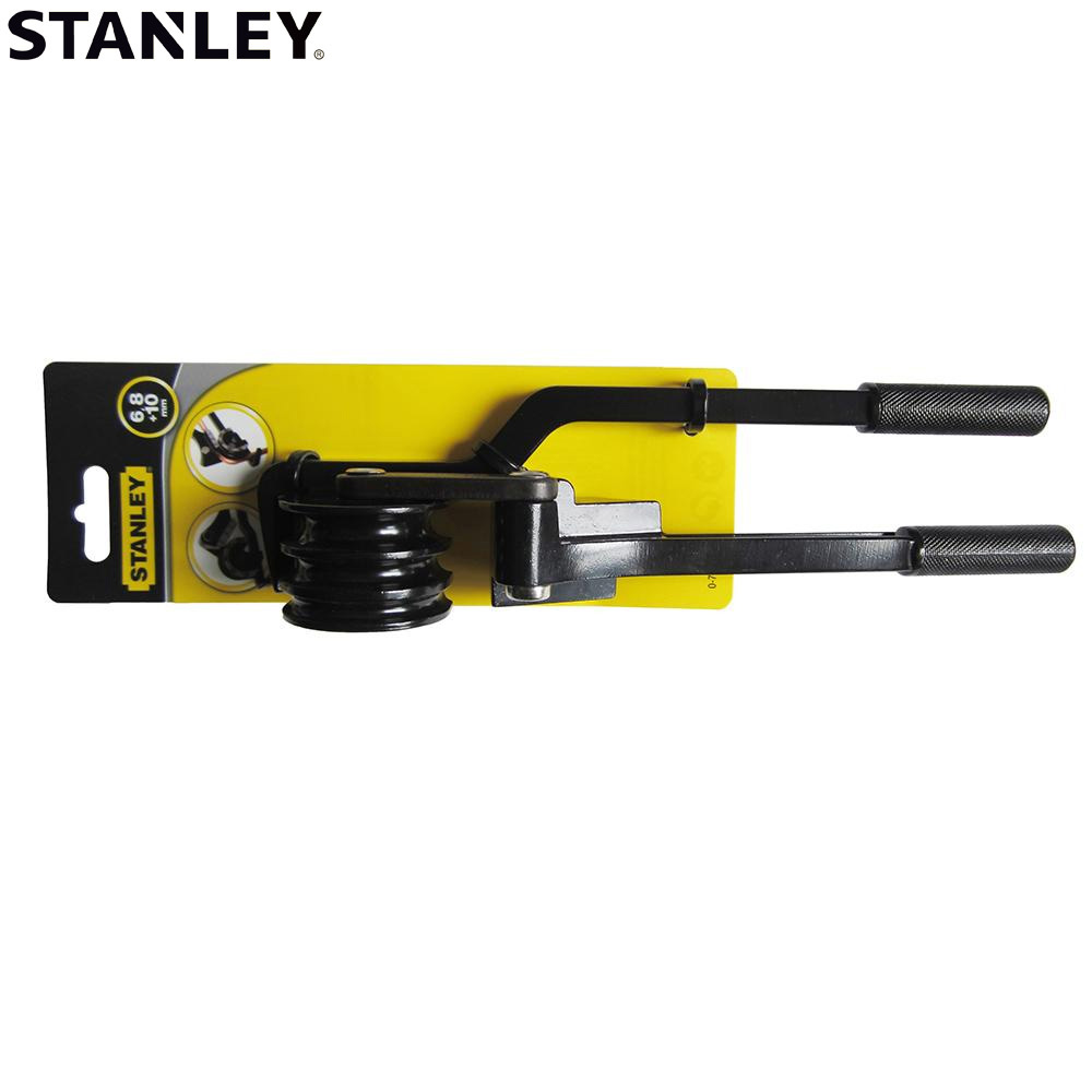 史丹利三槽弯管器空调铜管不锈钢管线管弯管机6/8/10mm70-451-22C