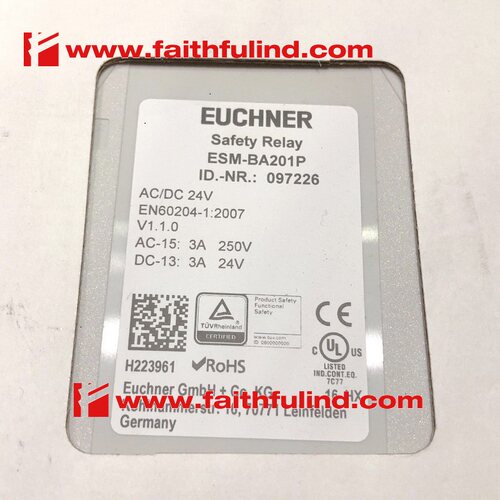 议价Euchner 097226 安士能安全继电器 ESM-BA201P