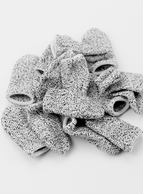 防滑手指套橙色白色麻点一次性乳胶橡胶防护点钞分页劳保手指套