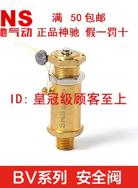 神驰气动SNS安全阀BV-01 BV-02 BV-03 BV-04 BV-02红帽(短)泄压阀