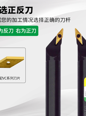 数控车床刀具机夹镗孔内孔车刀杆96度SVXCR/LS10K/S12M/S16Q/S20R