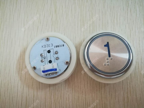 电梯按钮 KD313/KA313/KD313.PCB 蓝光KA313/A04带盲文 全新现货