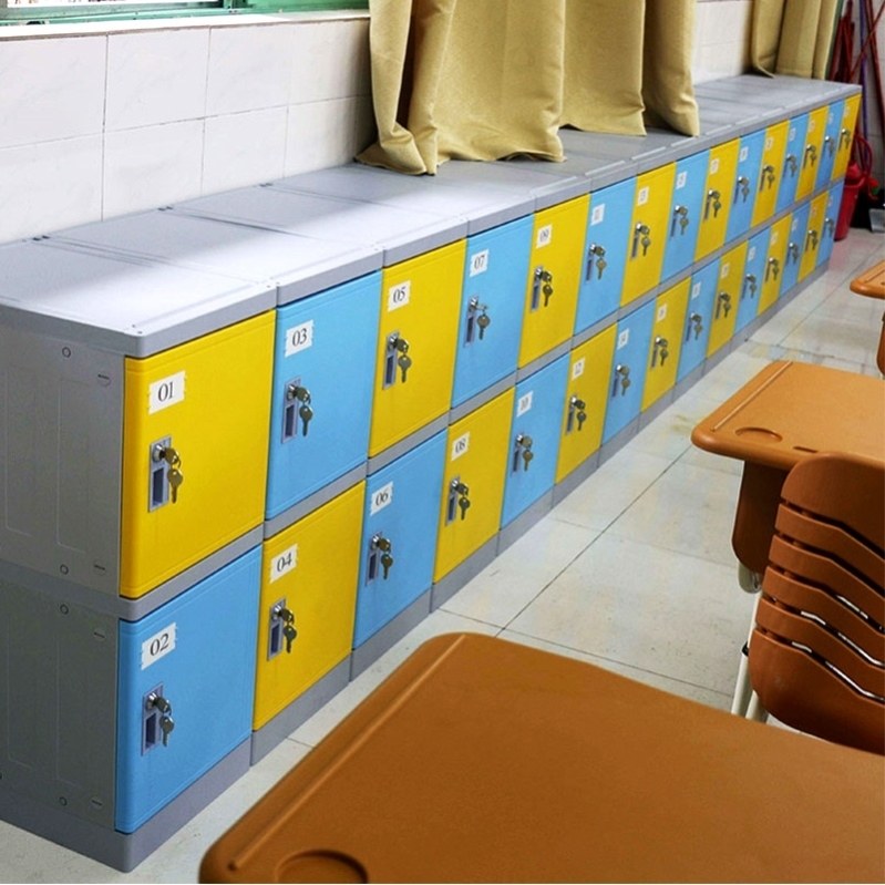 塑料小学生书包柜幼儿园
