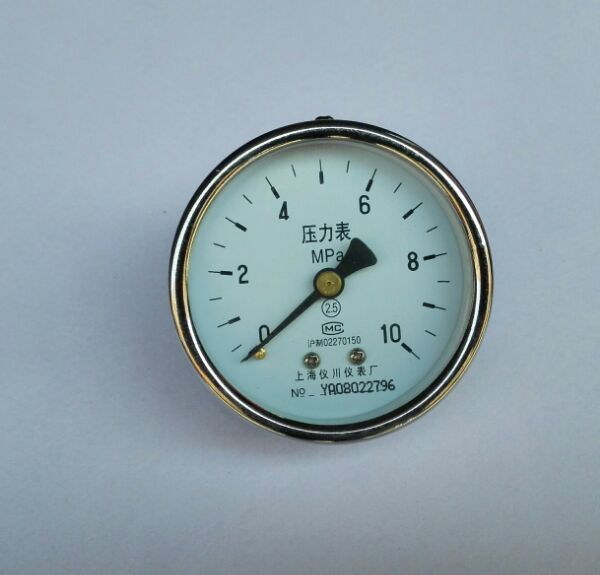 轴向压力表外壳直径螺纹