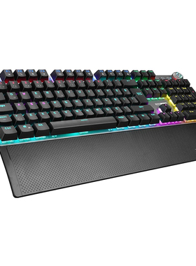 出口美国Altec幻彩6色背光游戏键盘108/87键青轴机械粉白混色有线