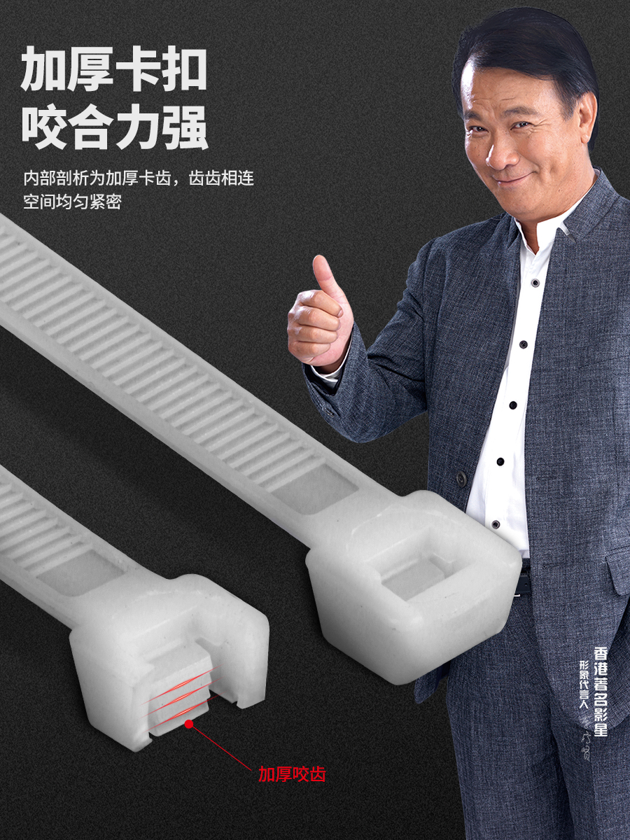 百威狮尼龙塑料扎带卡扣