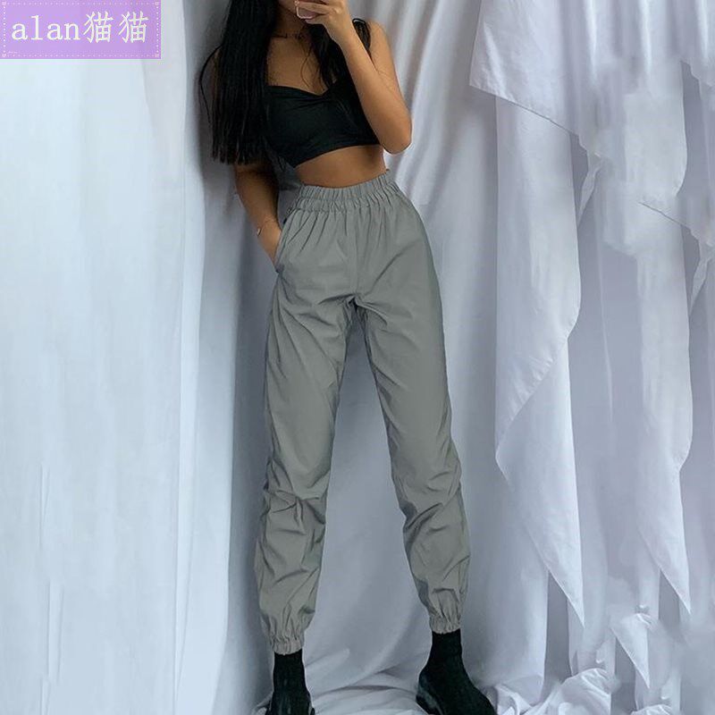 Reflective pants casual pants night running pants Sweatpants