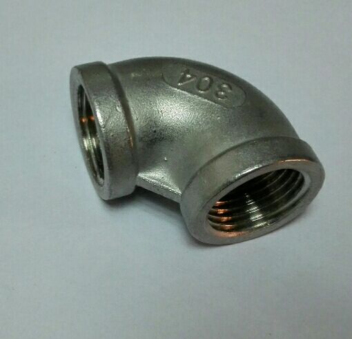 不绣钢压力表连接弯头内