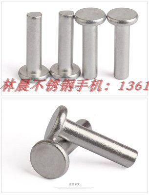 不锈钢平头铆钉销子沉实