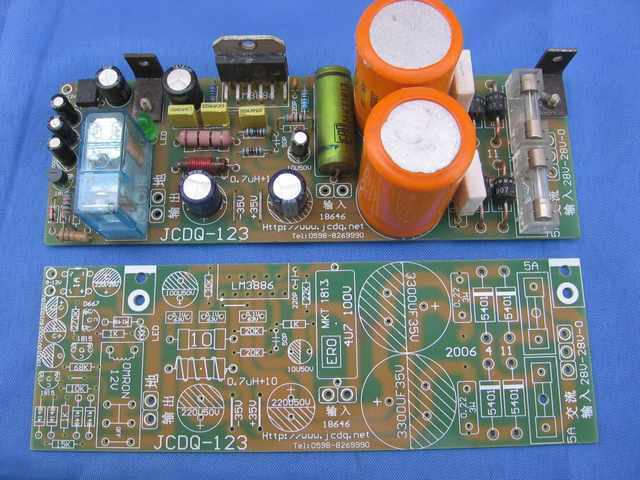单声道功放板连整流滤波