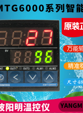 YANGMING阳明温控器XMTG6000系列XMTG-6431-D智能表XMTG-6432-D优