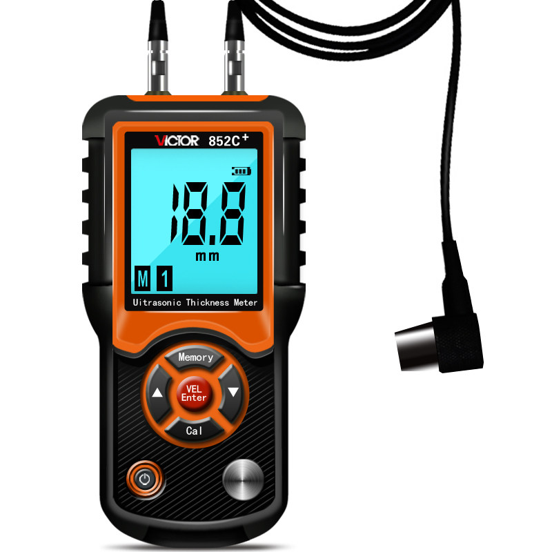 victor胜利vc852c 超声波测厚仪 高精度数字 手持便携厚度测量仪