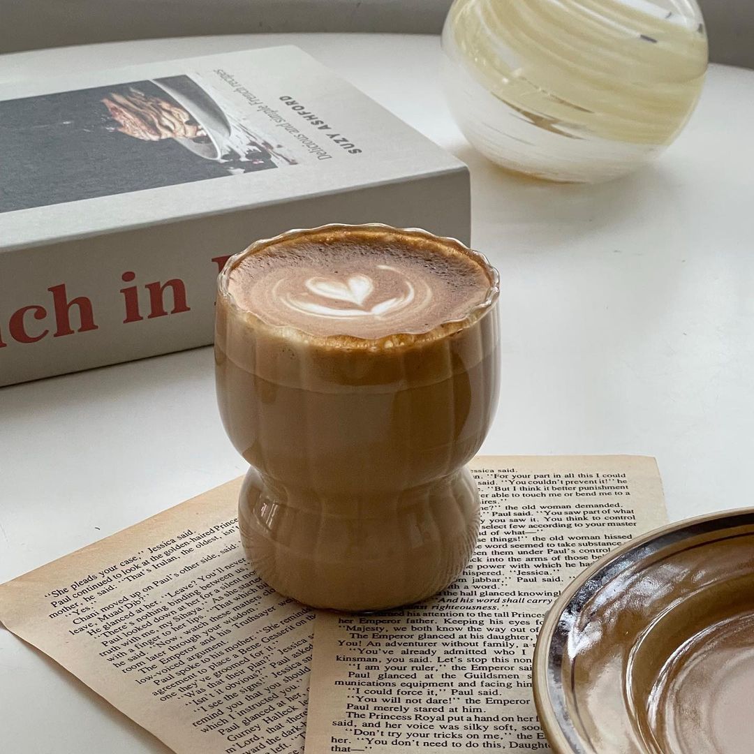 岩井成器韩国同款竖纹玻