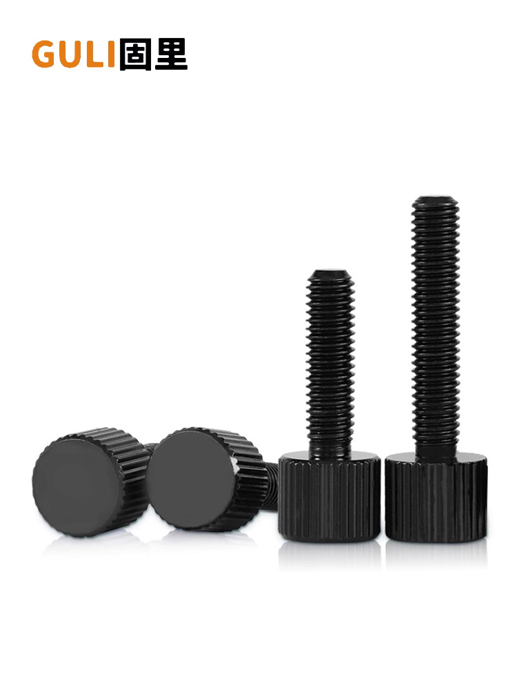 镀镍单头手拧螺丝钉平圆