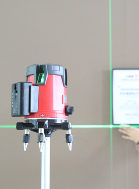 优利德绿光激光水平仪2/3/5线强光标线仪 LM550G-LD/520G/530G