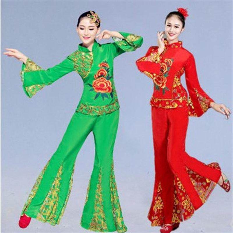 加大码中老年秧歌服古典