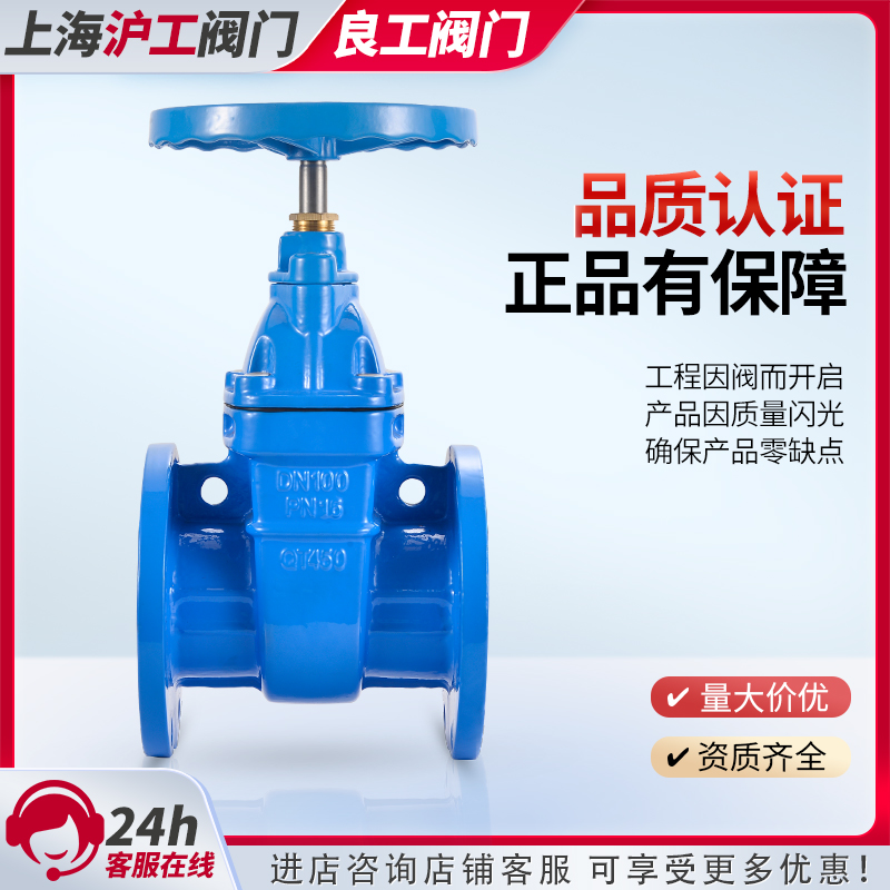 上海沪工暗杆铜芯防护闸