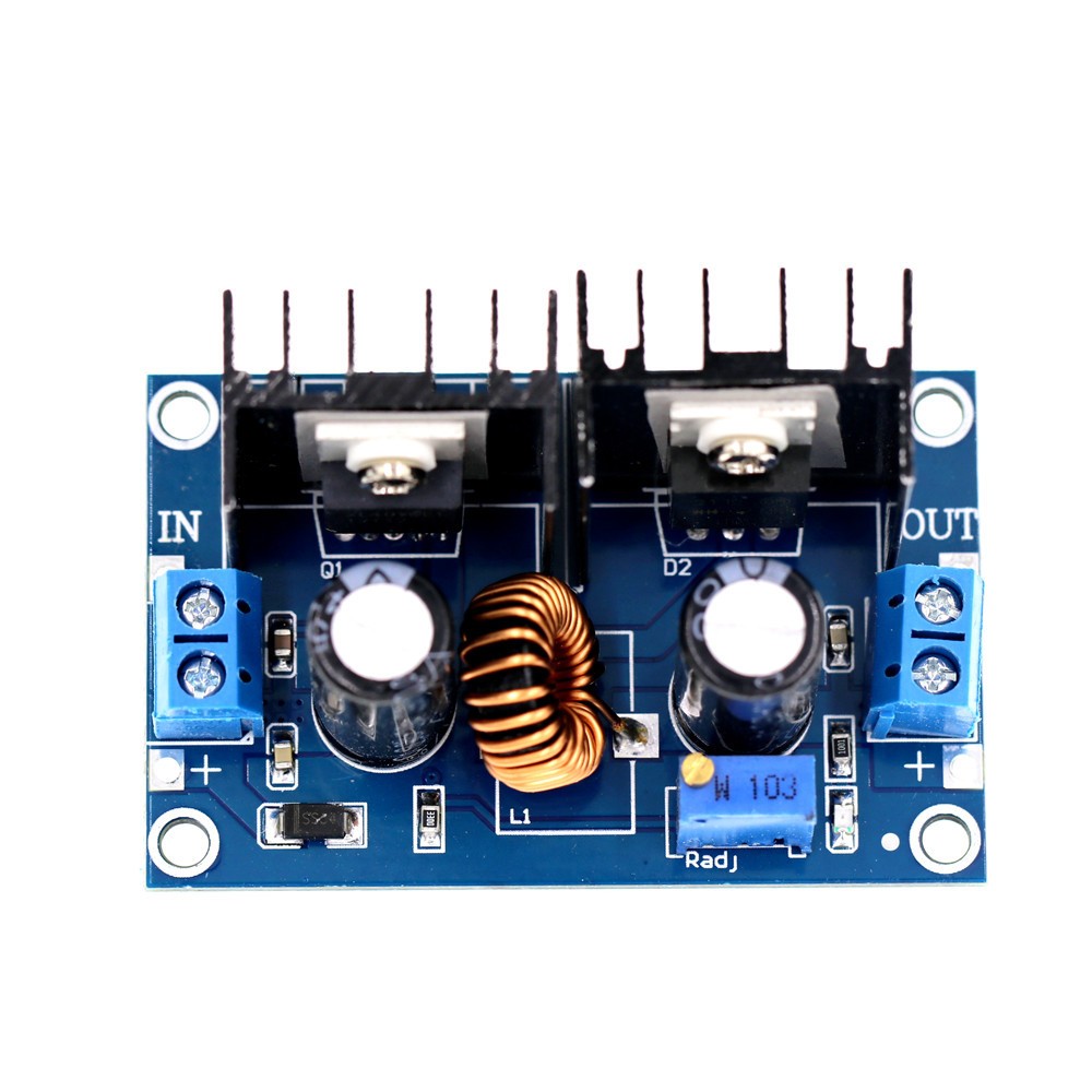 XH-M401 DC-DC降压模块 XL4016 大功率直流调压板 8A带稳压