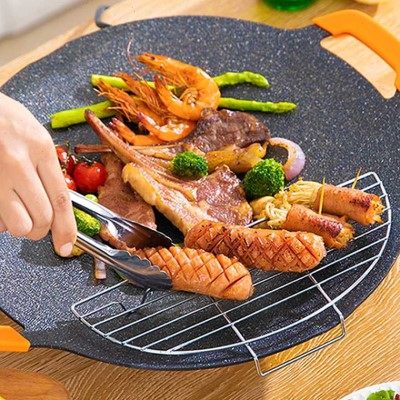 韩式麦饭石家用电烤盘无烟烧烤炉不粘锅烤肉锅多功能烤肉盘烤串KP,户外/登山/野营/旅行用品,烧烤炉/烤架,淘宝优惠券,粉丝福利购,淘宝优惠卷