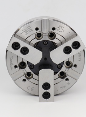 Tonfou台湾通福大孔径三爪液压卡盘TF3C-06油压夹头TF3C-08