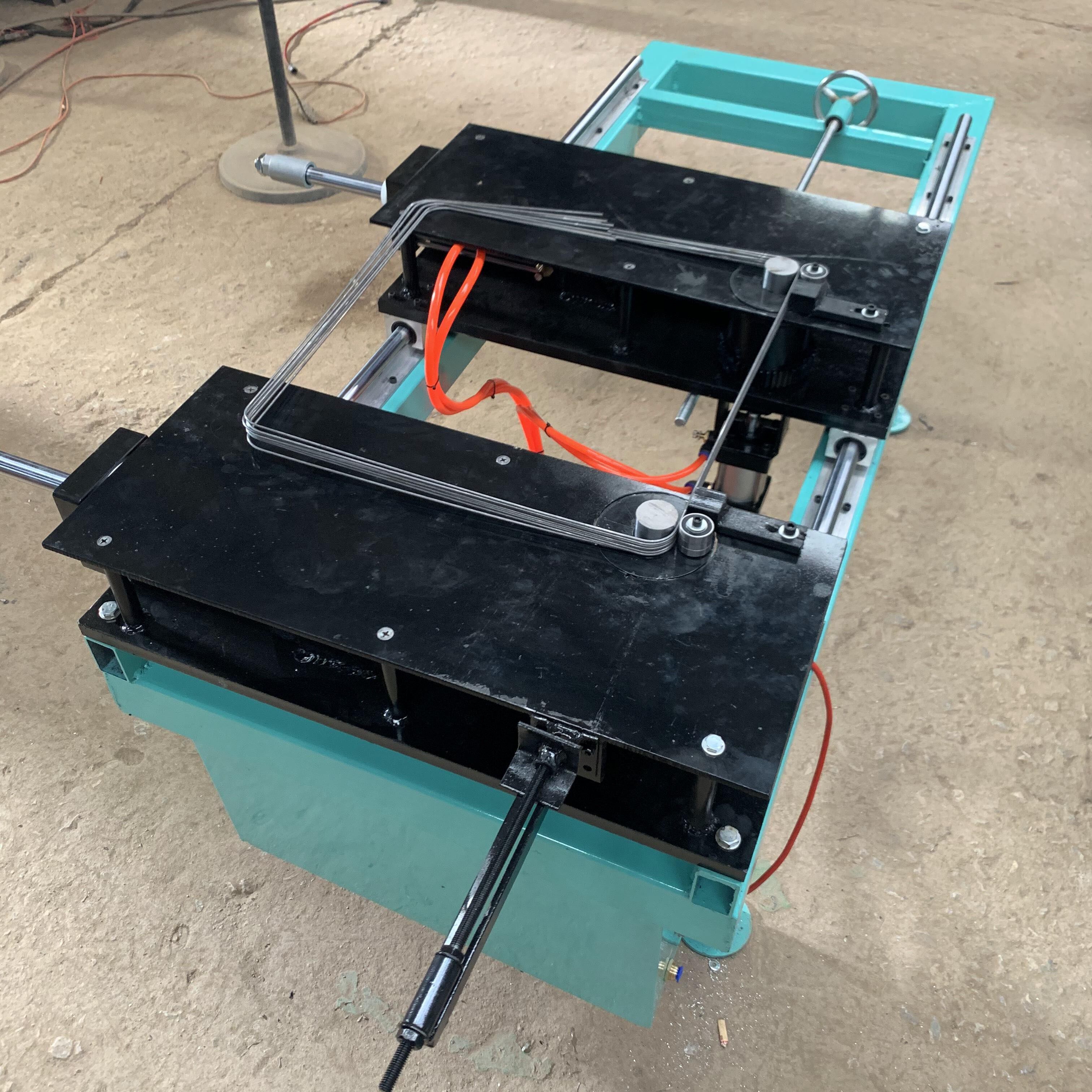 气动折弯机铁丝钢丝弯框机扁铁圆管弯曲机钢筋线材折弯对焊一体机