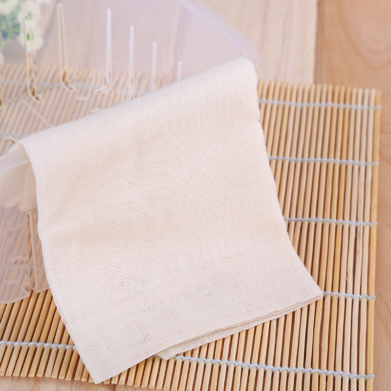 豆腐布 纯棉布本色做豆腐专用纱布45CM*2薄款 配套大号模具用