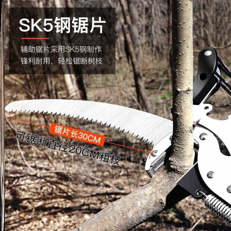 德国进口园林果树剪刀工具高枝剪高枝锯伸缩高空修枝剪树枝修剪刀