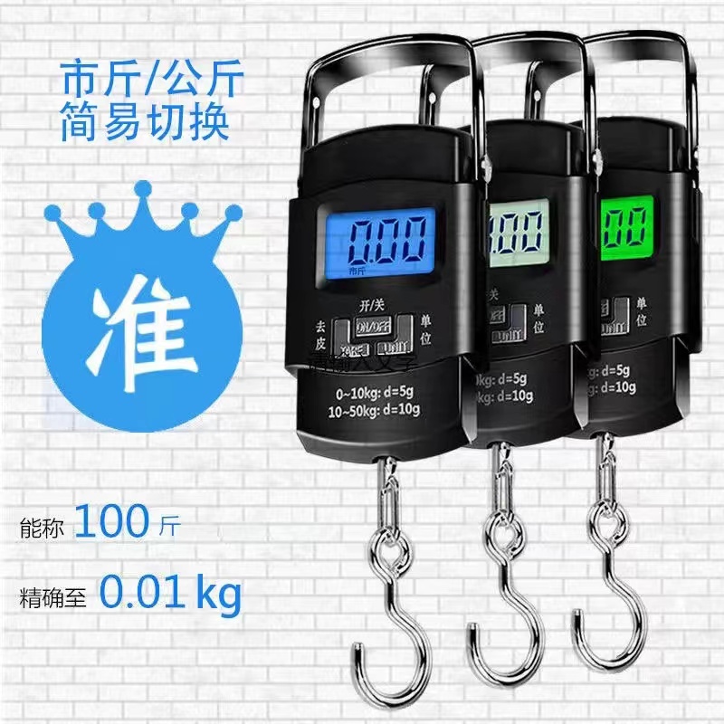 德国进口凯丰迷你手提秤电子秤50kg便携式高精度家用快递称弹簧秤