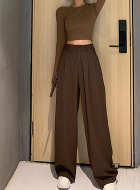emale Spring New Korean Fashion High Waist Casual Long Pants
