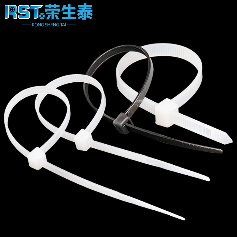 自锁式白色尼龙扎带塑料