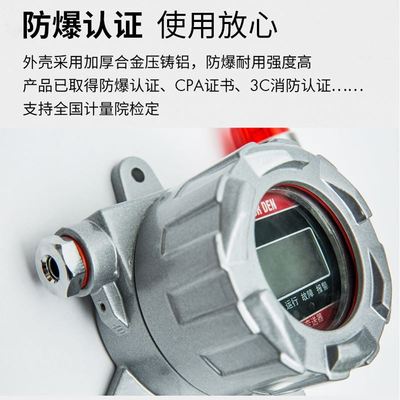 独立式可燃气体探测器天然气报警器商用工业泄露一氧化碳氢气浓度