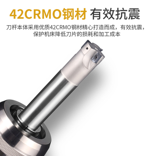 EAP300R铣刀杆数控cnc加工中心1135 直角方肩铣刀杆 1604刀片400R