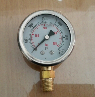 耐震压力表不锈钢外壳双