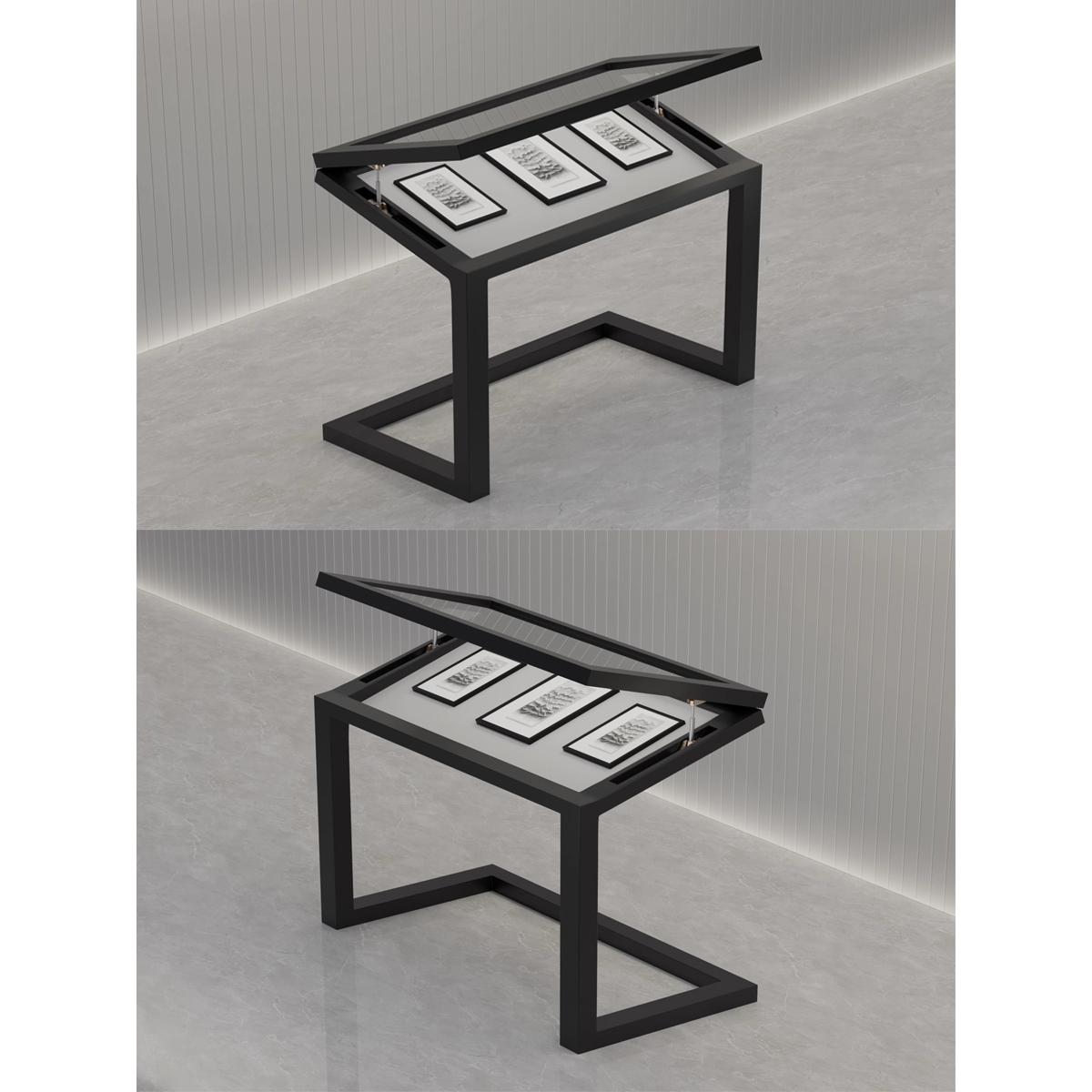 博物馆液压玻璃展示柜资