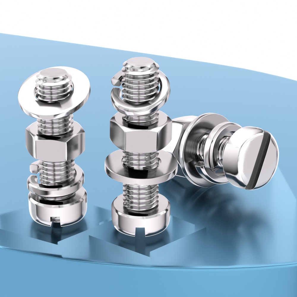 不锈钢一字圆柱头螺丝钉