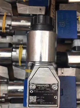 力士乐电磁球阀R900052621液压阀M-3SED6UK14/350CG24N9K4开关阀