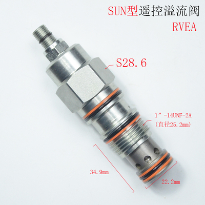 SUN型遥控溢流阀RVEA LAN LCN LWN螺纹插装
