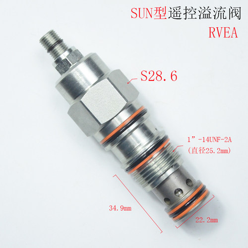 SUN型遥控溢流阀RVEA LAN LCN LWN螺纹插装