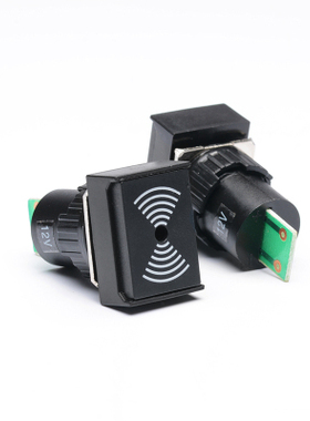 森奥蜂鸣器SA16 L16A-UZ 16SM-12V24V220V黑色圆型正方长方型