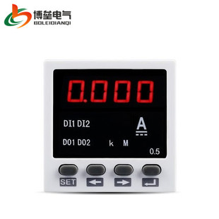 CD194I 3X1单相电压表可编程 3X1数显单相电流表电流比可调CD194U