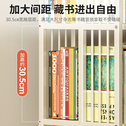 旋转书架360度书柜可移动儿童收纳书桌旁家用客厅铁艺落地置物架