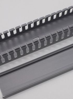 灰色PVC配电柜线槽50*45线槽板 机柜用线槽 一米价