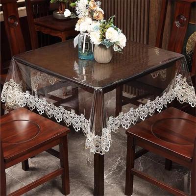 Waterproof PVC Table cloth Transparent Cover Mat Kitchen
