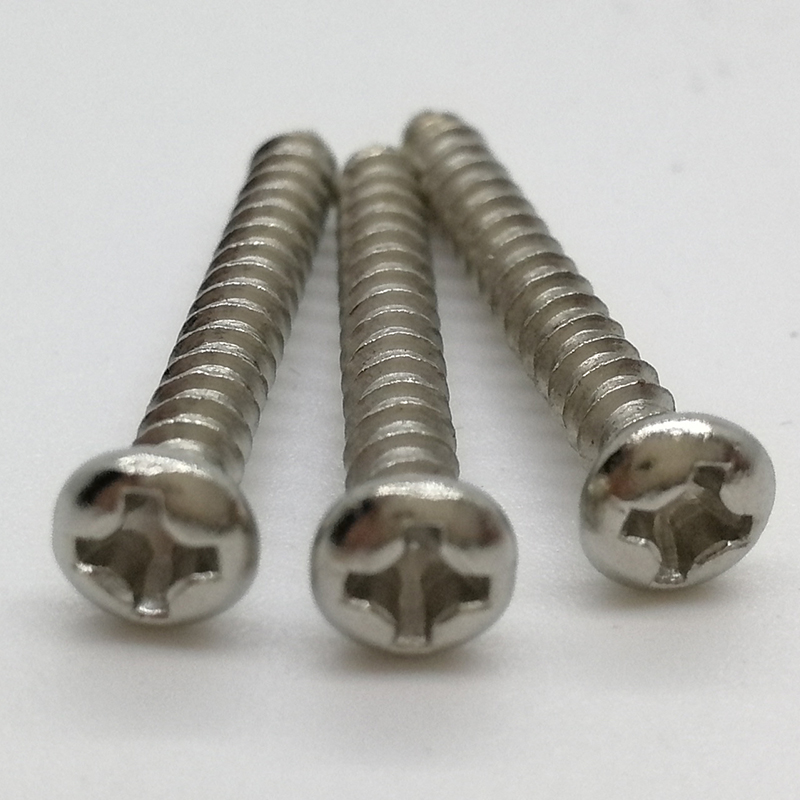 不锈钢十字圆头盘自攻螺